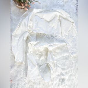 Simonett top size Small white